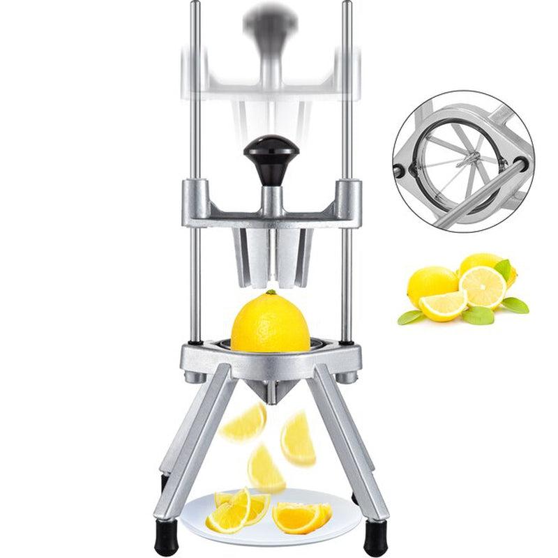 VEVOR Lemon Wedge Slicer Chopper - Commercial-Grade 4/6/8-Section Wedger for Limes, Fruits, and Vegetables